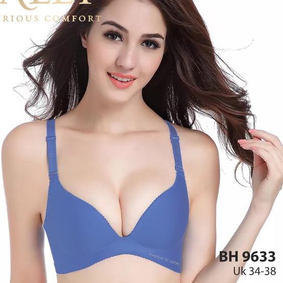 ^d-77 TALLY 9633 Bra Seamless Tanpa Jahitan Busa Tipis Tanpa Kawat CUP B ◄