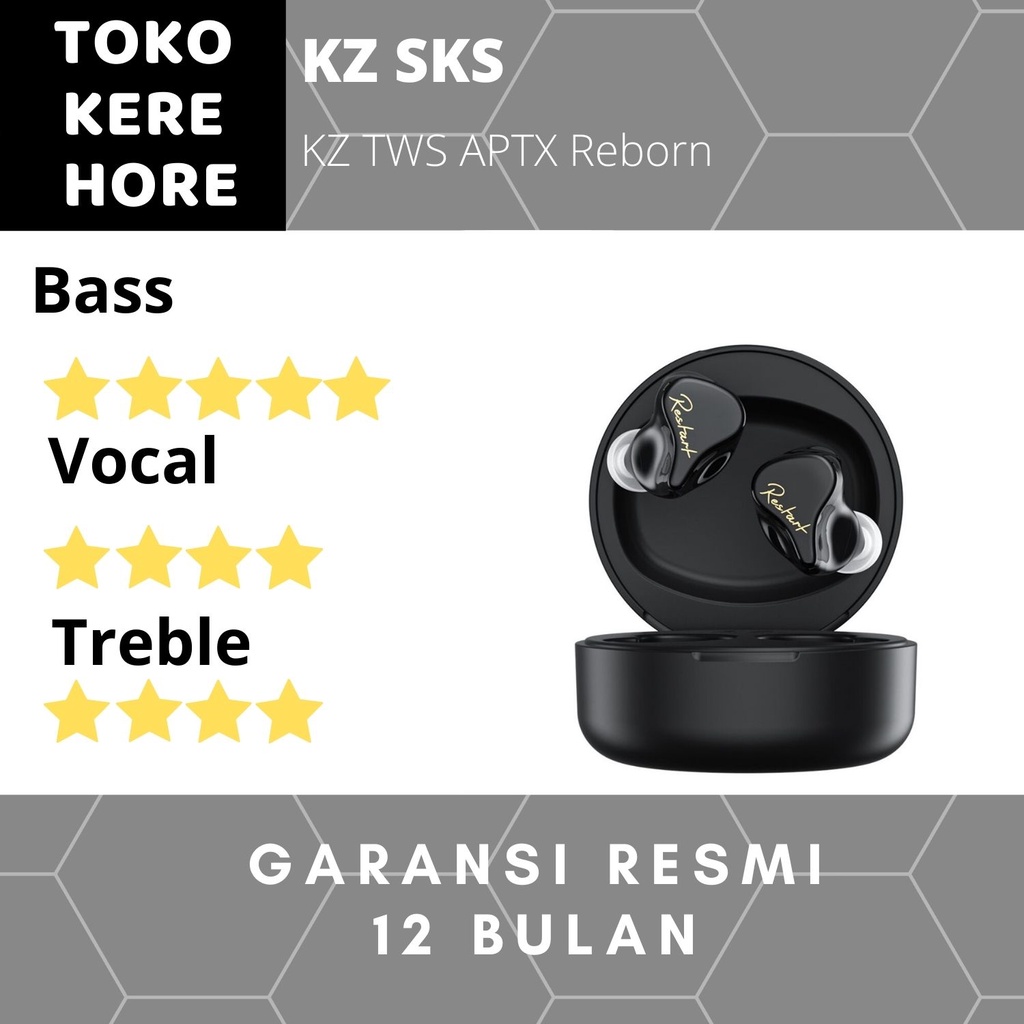 TWS Knowledge Zenith KZ SKS APTX Bluetooth 5.2 with Mic