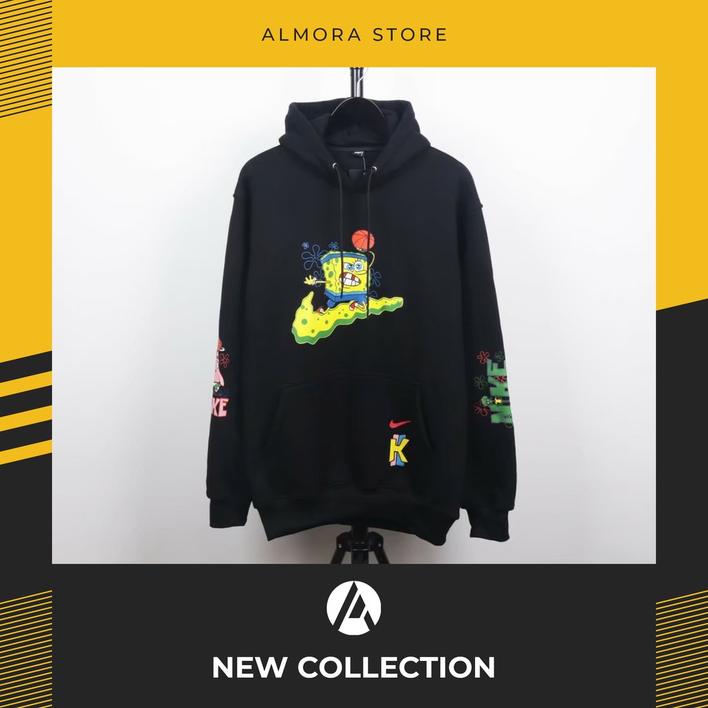 SWEATER HOODIE BRANDED NIKE X SPONGEBOB TERJANGKAU MURAH KEKINIAN