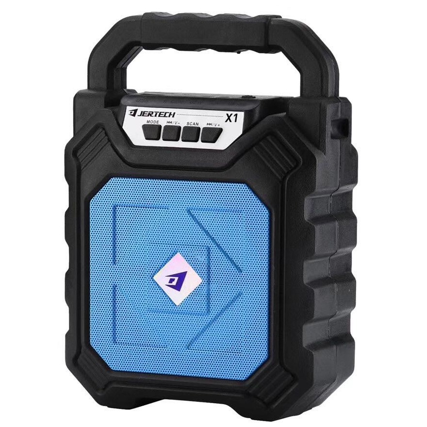 KISONLI - Speaker Bluetooth Tenteng Plus Mic Karaoke, Radio, USB, Micro SD - Jertech X1-2
