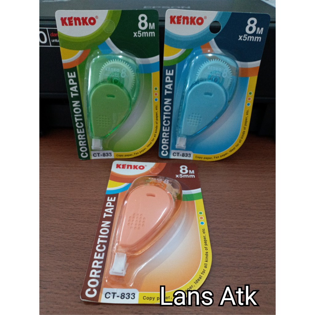 

Correction Tape / Tipe X Kertas Kenko CT-833