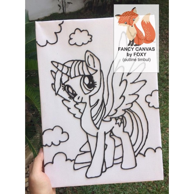 

kanvas lukis anak gambar PRINCESS TWILIGHT SPARKLE -- LITTLE PONY