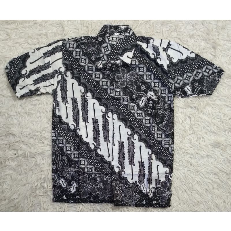 baju batik pria lengan pendek terbaru