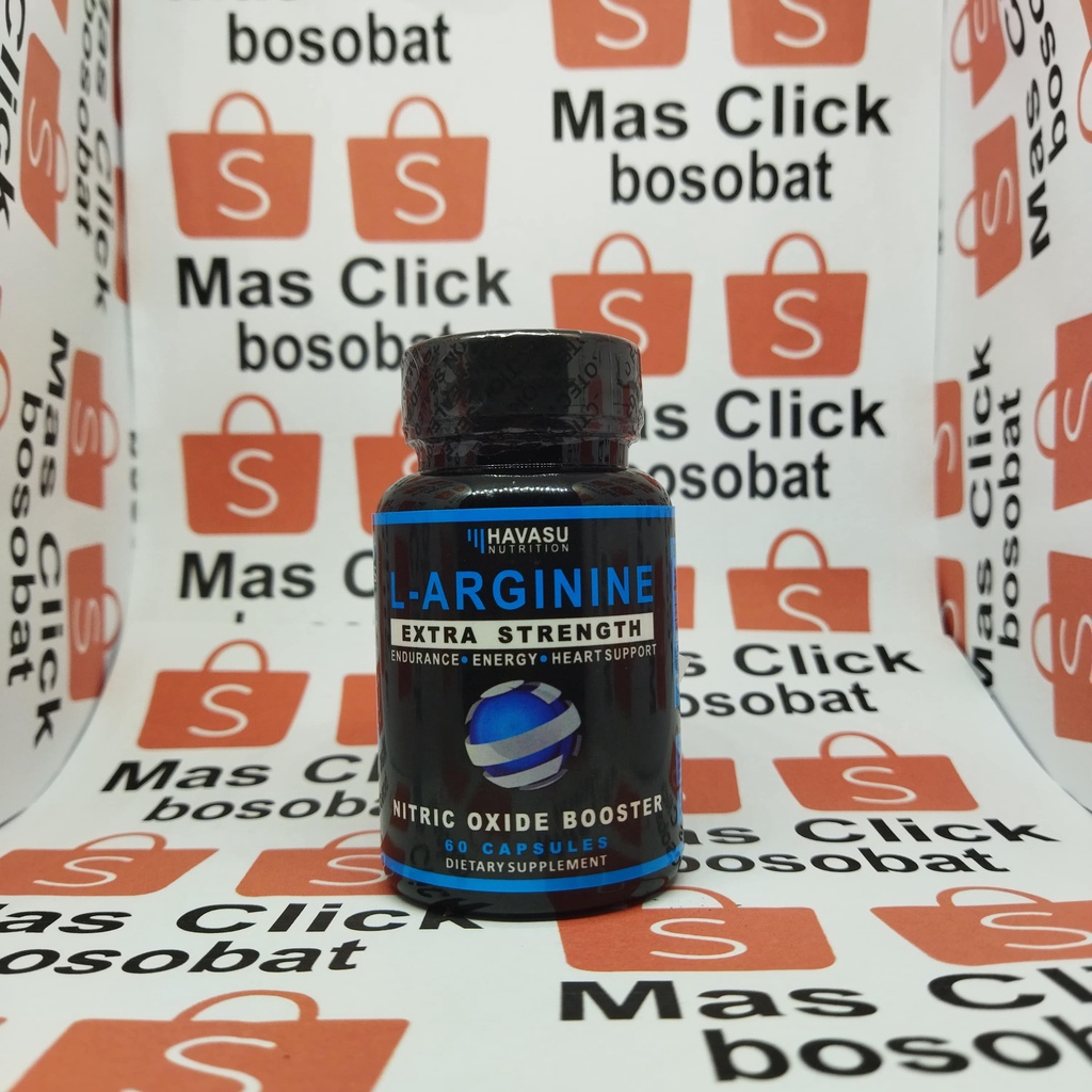 SUPLEMEN KESEHATAN FITNESS KEKUATAN PRIA DEWASA HAVASU NUTRITION L-ARGININE EXTRA STRENGTH ORIGINAL