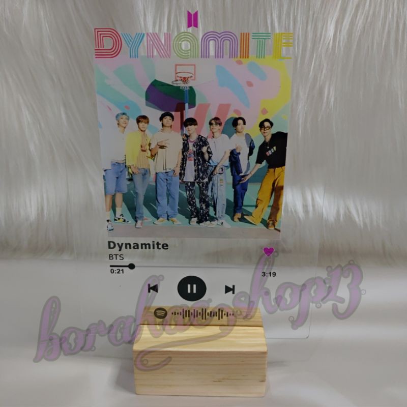 Acrylic song playlist custom BTS #spotify #bts