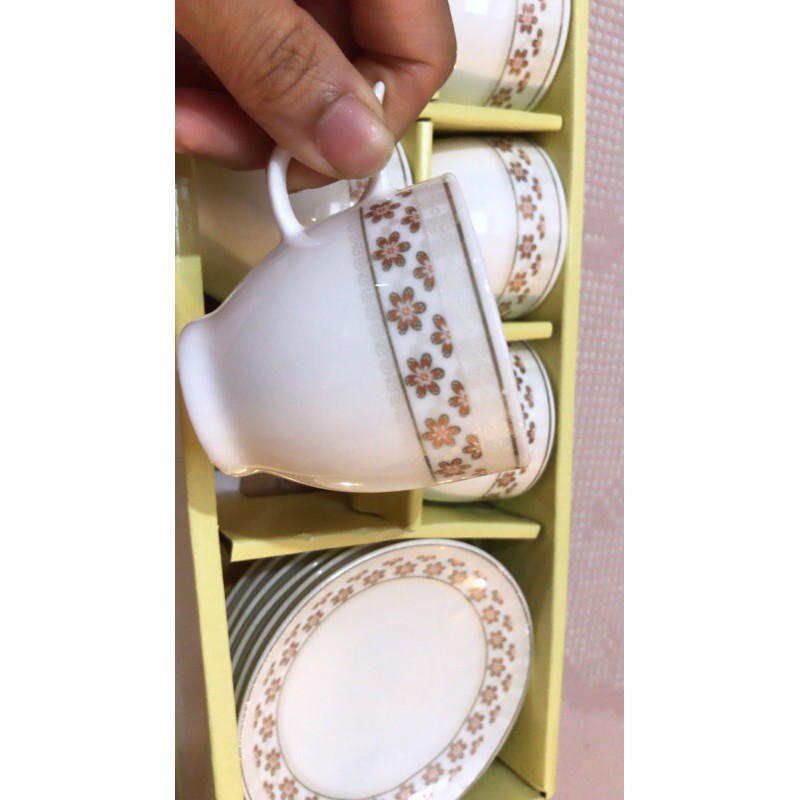 Stock dari dubai / Set gelas Kopi 12 pcs