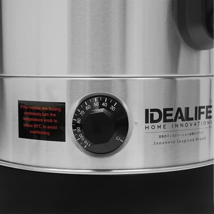 Pemanas Air Listrik 8 Liter Idealife IL-120A Elektrik Water Boiler Masak Dispenser IL 120A 8L Mesin Kopi