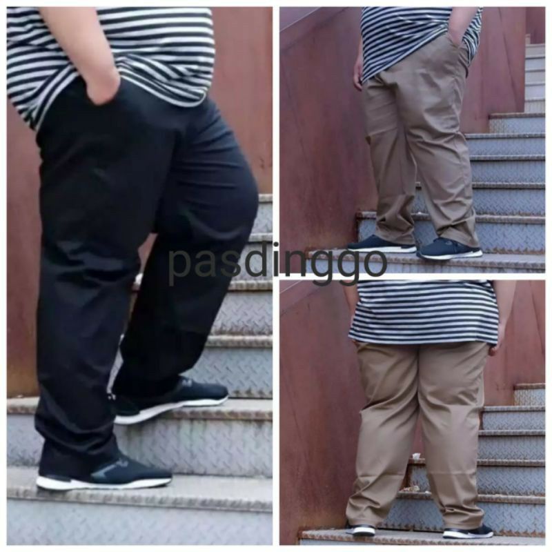 Chinos Pants Panjang Dewasa JUMBO reguler