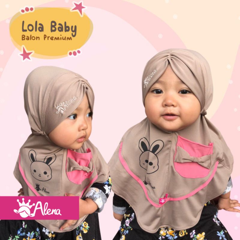 Jilbab alena anak Bayi  Lola