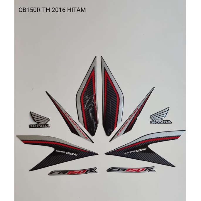 STRIPING CB150R 2016 HITAM