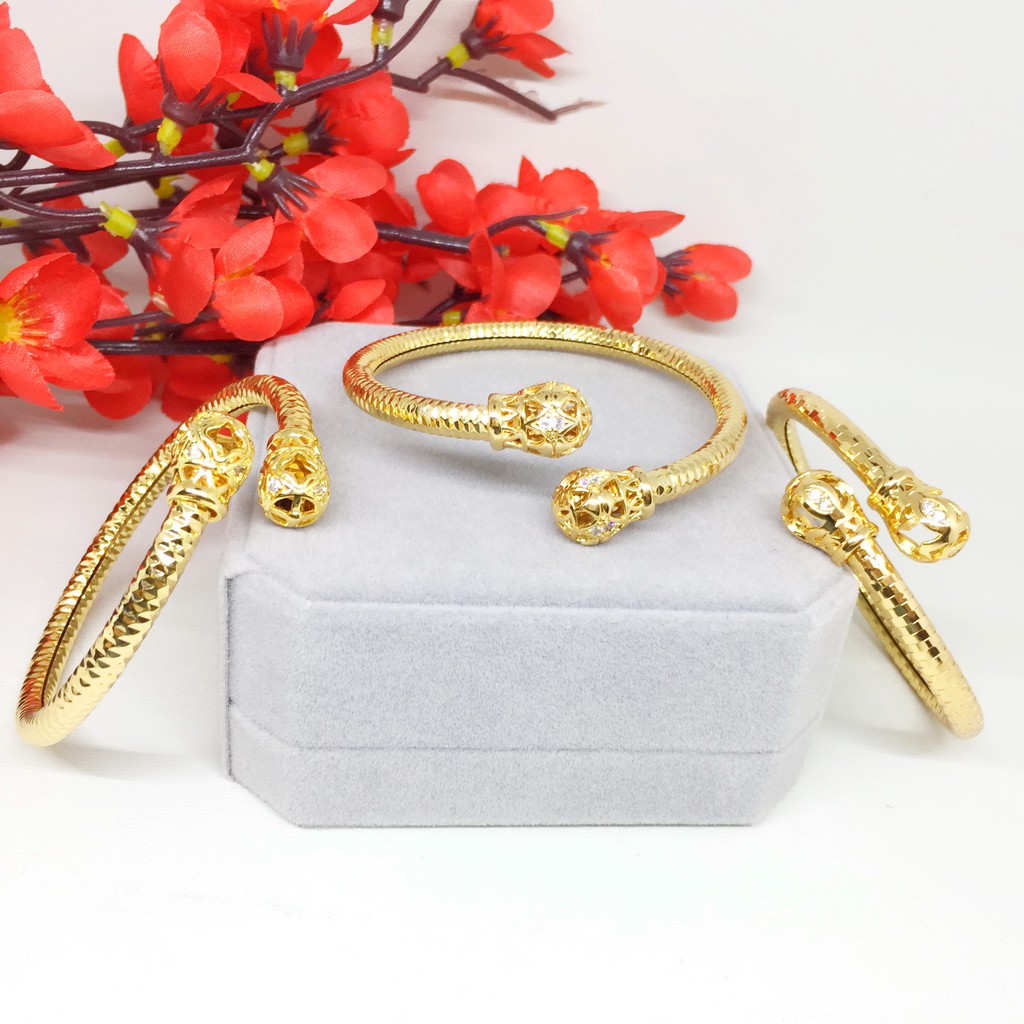 Perhiasan Gelang Bangle Xuping Lapis Emas Gold - BB417