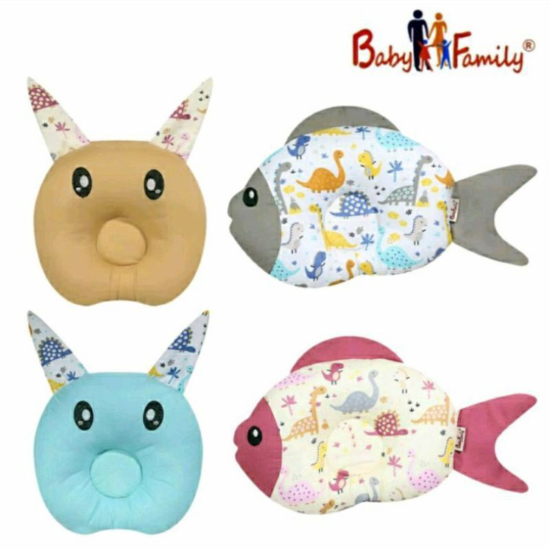 Bantal Peyang Karakter SNI Bantal Bayi Anti Peang Baby Family