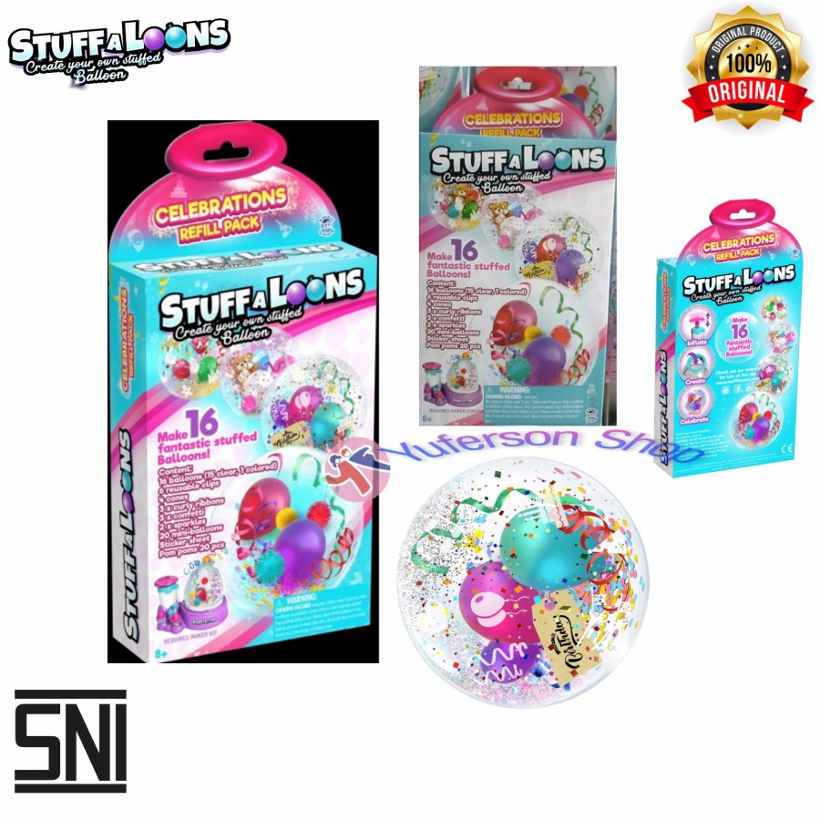 

Stuff-A-Loons - Theme Refill Large Box - Celebrations