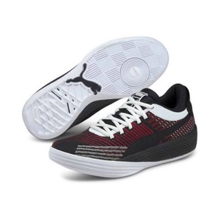 puma clyde red black