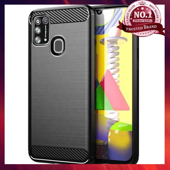 PROMO SOFTCASE SAMSUNG M21  SOFTCASE SLIMFIT CARBON SAMSUNG M21
