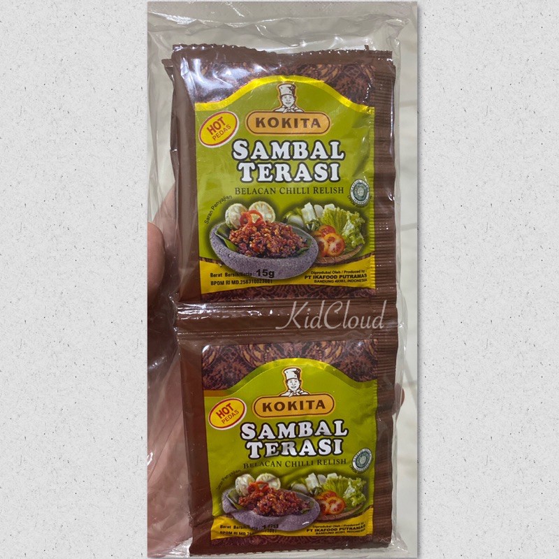 

SAMBAL TERASI KOKITA 15 gr x 10 sachet / sambel saset