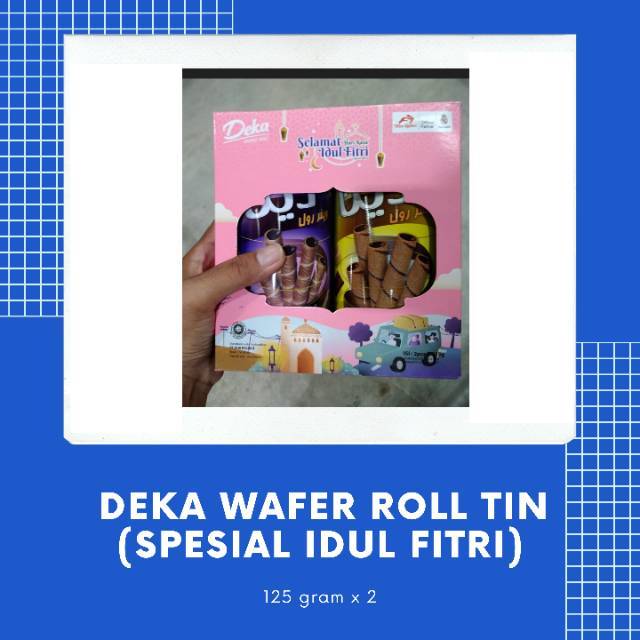 Deka wafer roll tin 125 gr x2