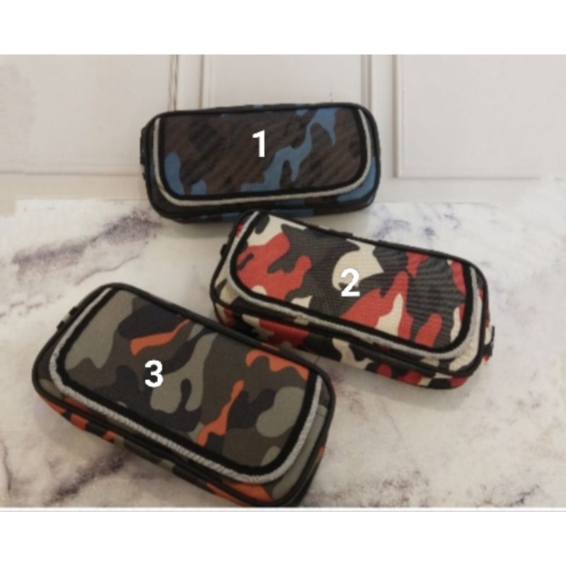 

TEMPAT PINSIL BAHAN MOTIF ARMY//KOTAK PENSIL BAHAN
