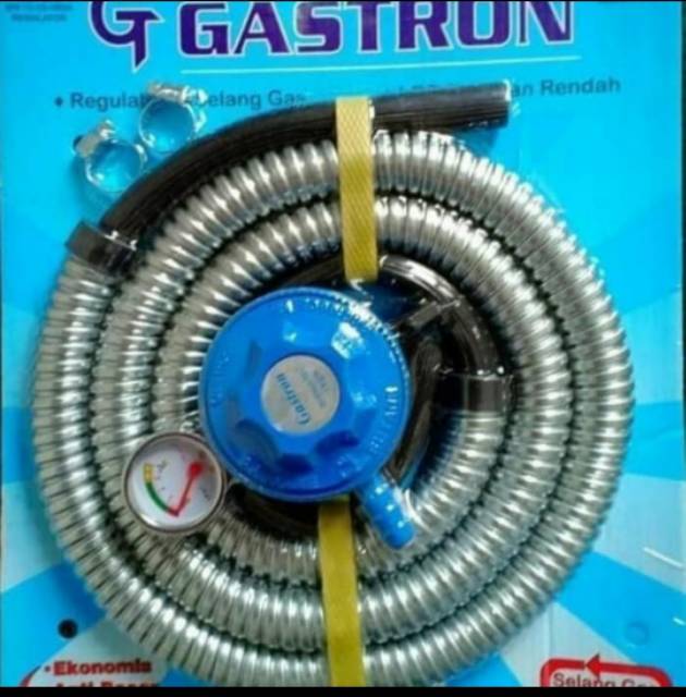 selang gas paket gastron ( selang +regulator gas