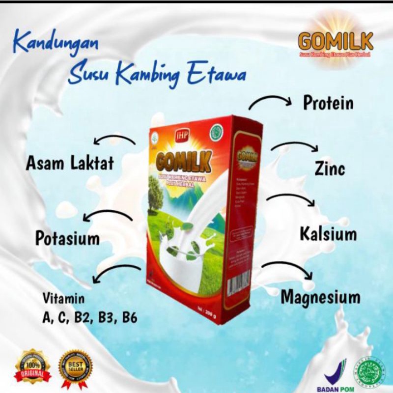 

Gomilk Susu Kambing Etawa Plus Herbal