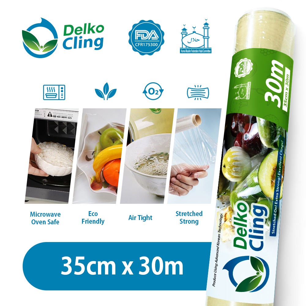 CLING WRAP / PLASTIK WRAP WRAPPING DELKOCHOICE 35CM