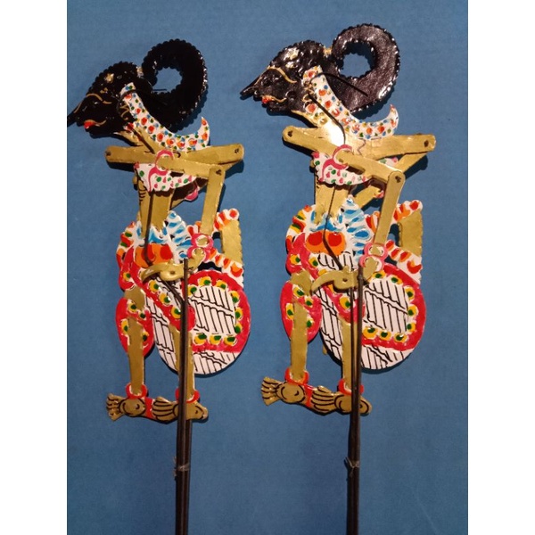 Satu Set Wayang  Pandawa Lima, wayang kulit kertas, wayang mainan