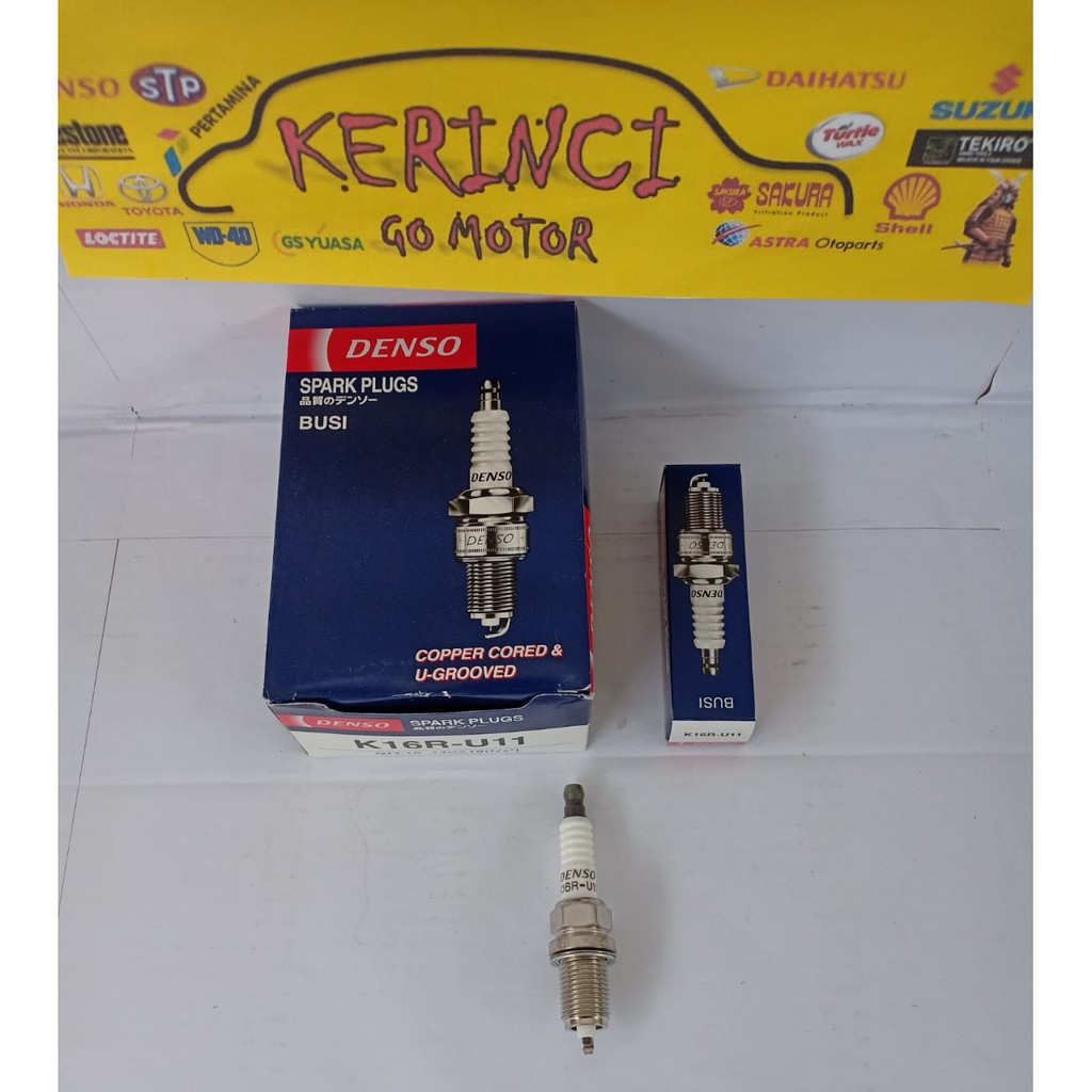 Busi Denso Kia Pride - Rio Taxi K16R-U11 Spark Plugs