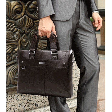 TAS SELEMPANG / JINJING LAPTOP PRIA KULIT