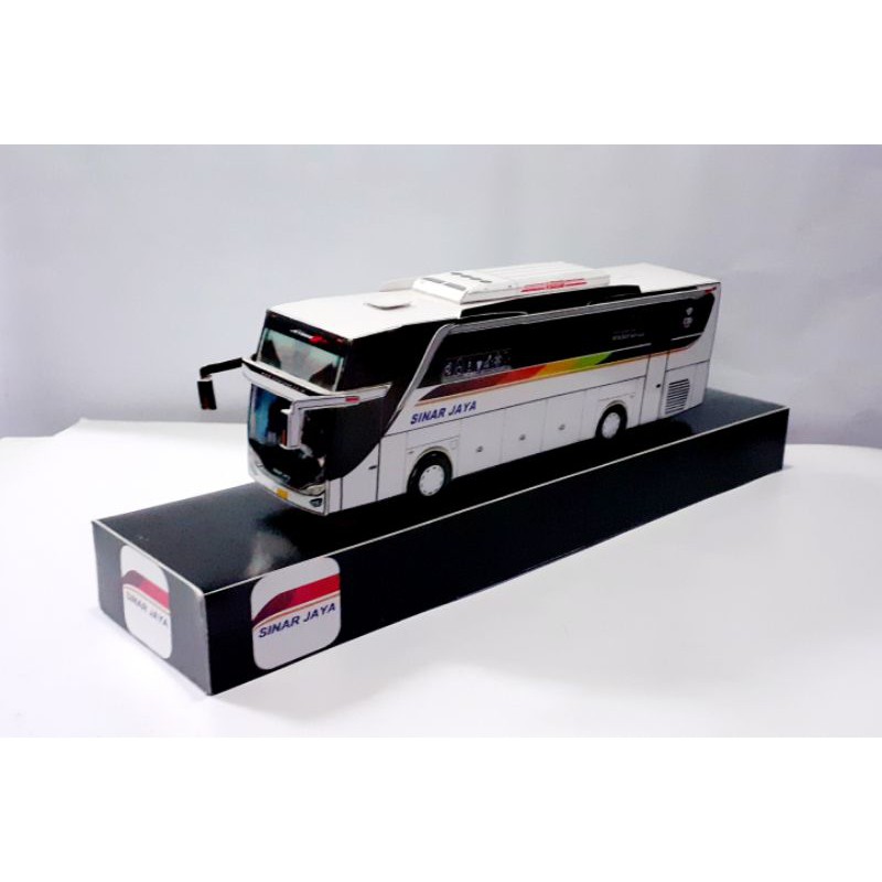 Miniatur PaperCraft Bus Sinar Jaya JetBus2+ HD
