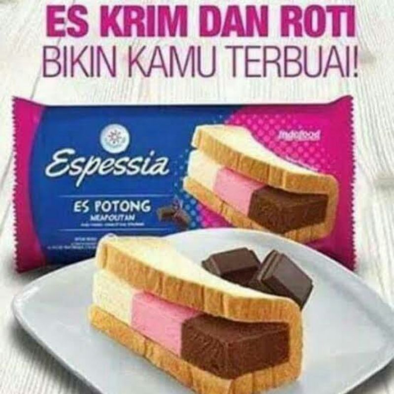 Es Krim Potong Espessia Indoeskrim Indofood Ice Cream Singapore Isi 20 pcs