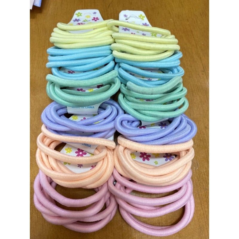 (ISI 6PCS)KARET RAMBUT CACING CARD