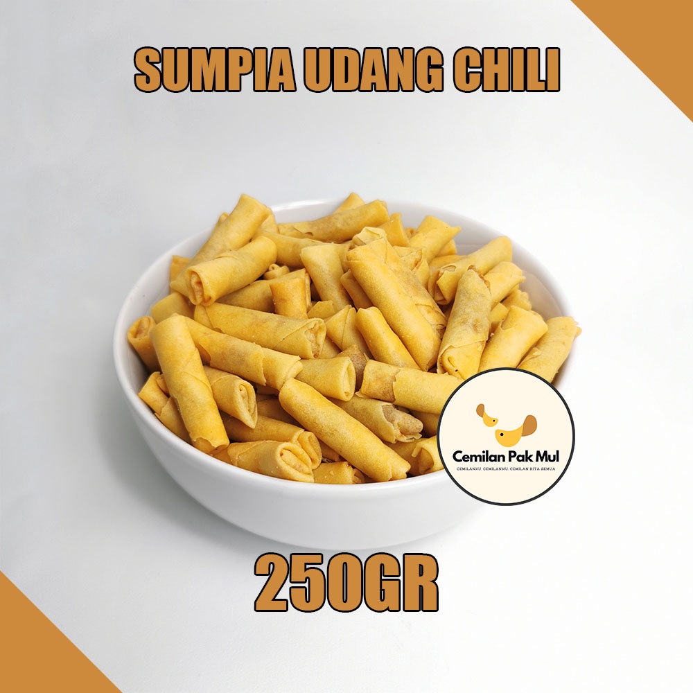 

( 250GR ) SUMPIA UDANG CHILI / SUMPIA UDANG PEDAS SPESIAL