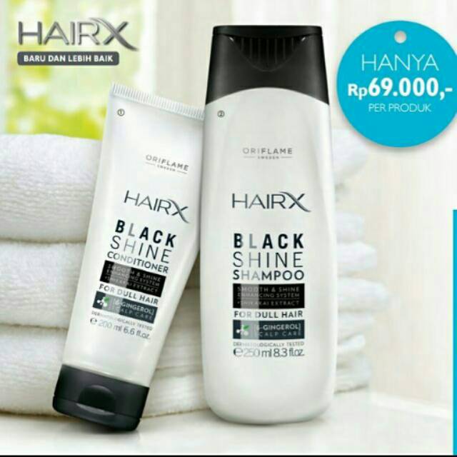 ORIFLAME HAIRX BLACK AND SHINE