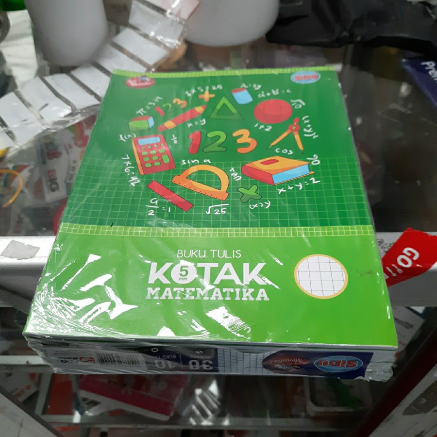

Buku Kotak Sinar Dunia 38 Matematika 5mm - 1 Pack Isi 10 Buku