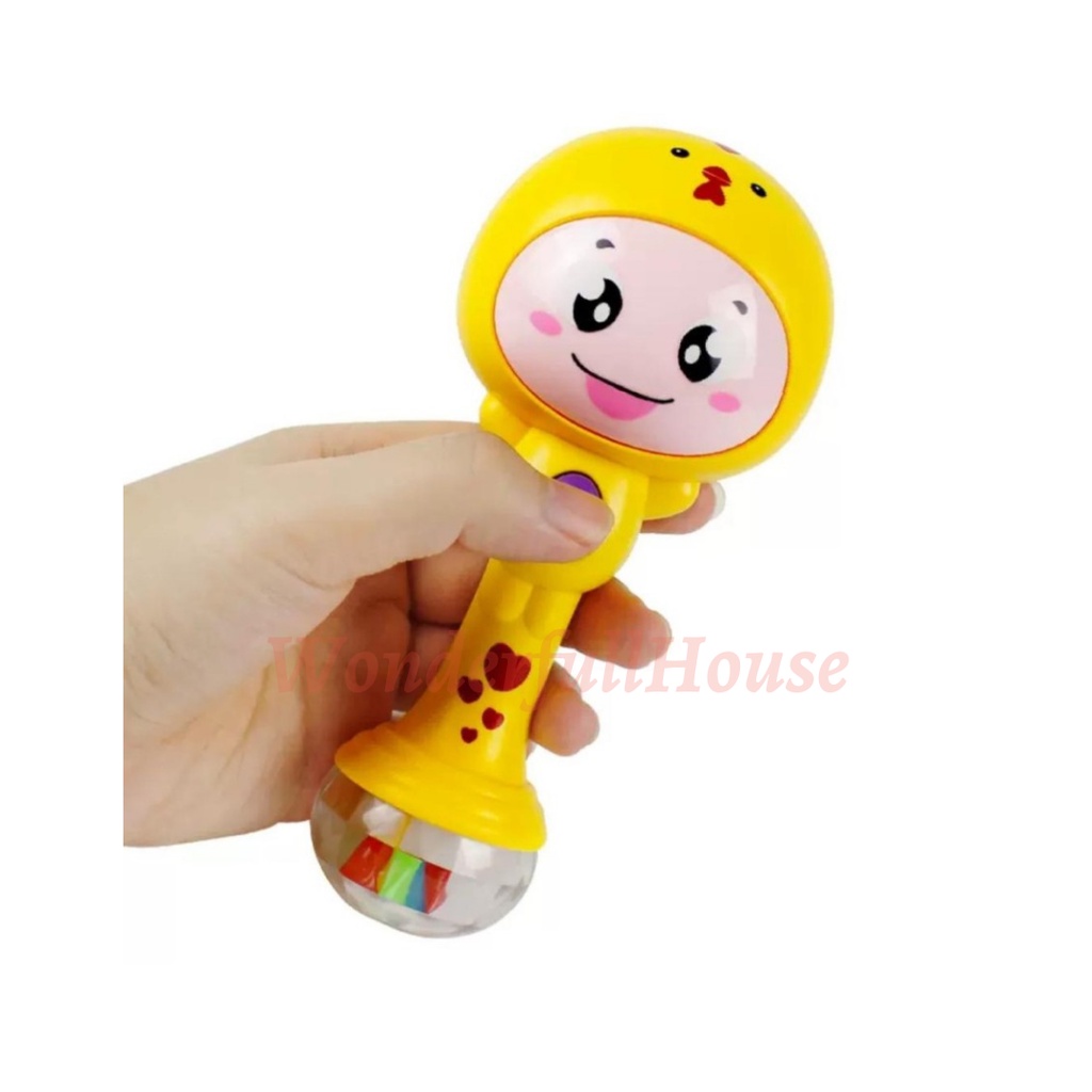 Mainan Bayi Murah Hand Music Shake Toys Tongkat Rattle Mainan Edukasi