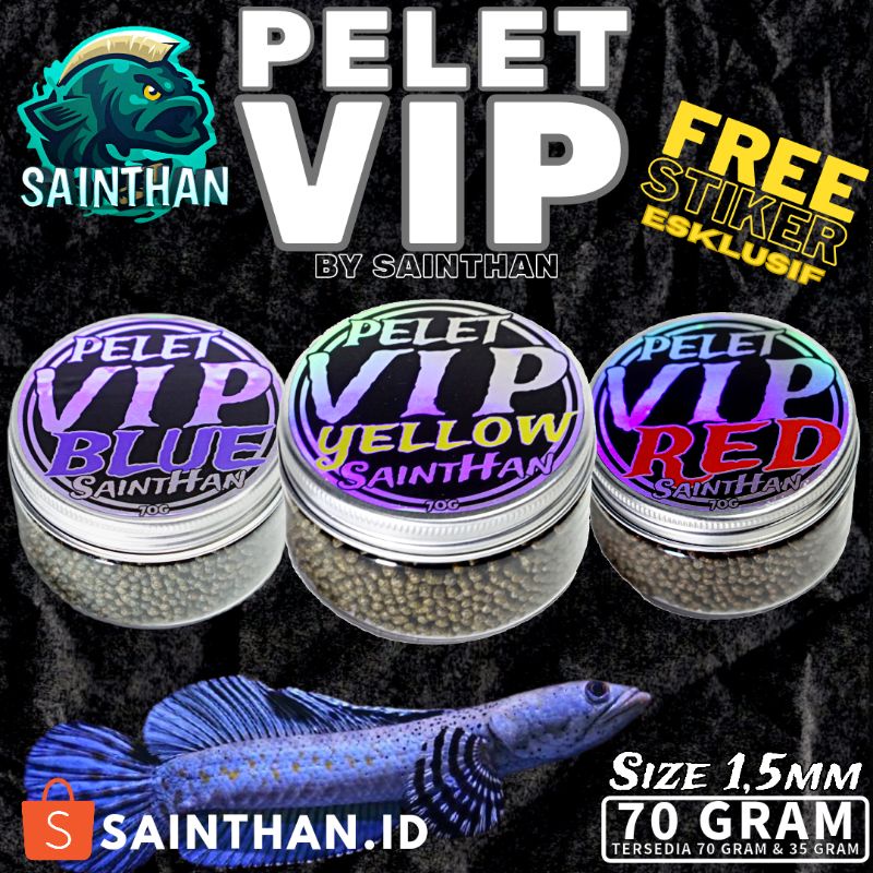 Pelet VIP SaintHan untuk Channa Auranti, Yellow Sentarum, Blue Pulchra, Andrao, Limbata, Gachua, Red Barito, Asiatica, Red Sentarum, Bleheri