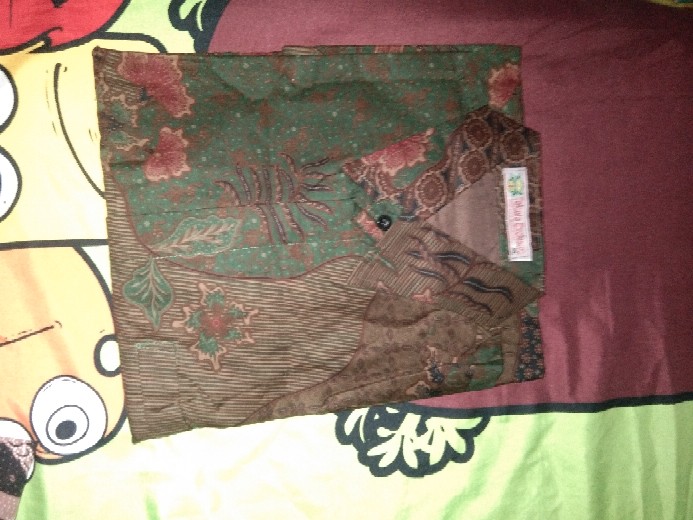 Kemeja Batik Prabu Bahan Katun Baturaden Reguler Fit A176