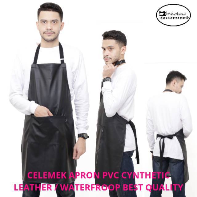 Celemek apron anti air waterproof,celemek barista ,celemek barbershop,celemek kitchen,