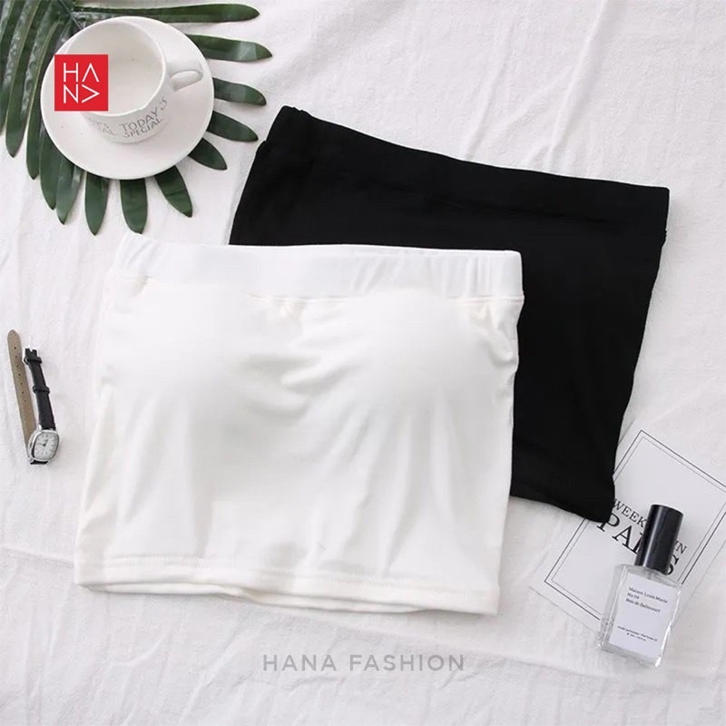 BOSKU OLSHOP - Tengtop Kemben Crop Tanpa Tali Bahan Spandek Halus Bisa Melar