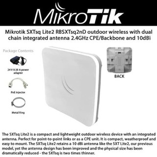 Jual Mikrotik Embedded Wireless Client SXTsq-2nD 2.4GHz MIMO | Shopee