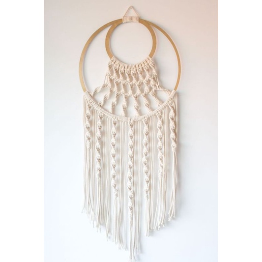 Hiasan Dinding Macrame Dream Catcher Aesthetic (Kode 5)