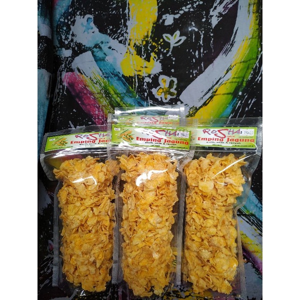 

Rosha Snack - Emping Jagung Gurih - Keripik Jagung Gurih Renyah