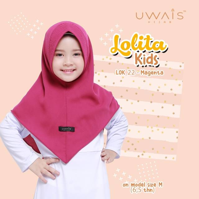 Khimar Anak terbaru Lolita kids by uwais