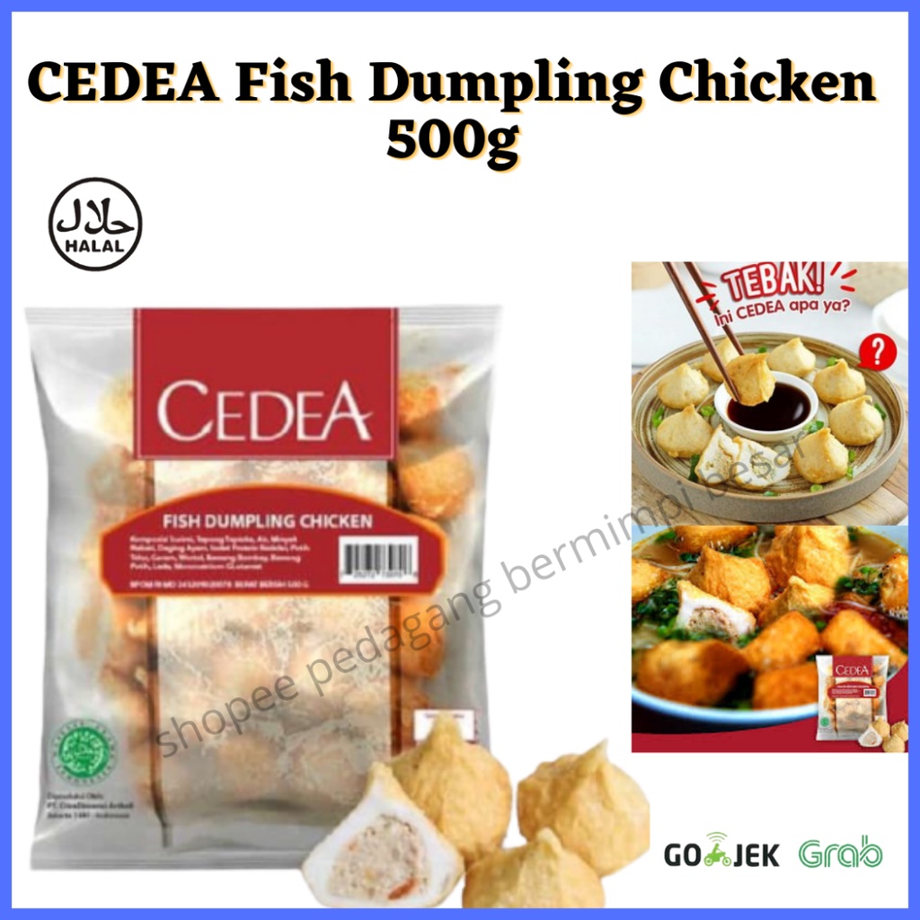 CEDEA Fish Dumpling Chicken 500g/ Dumpling Chicken 500g