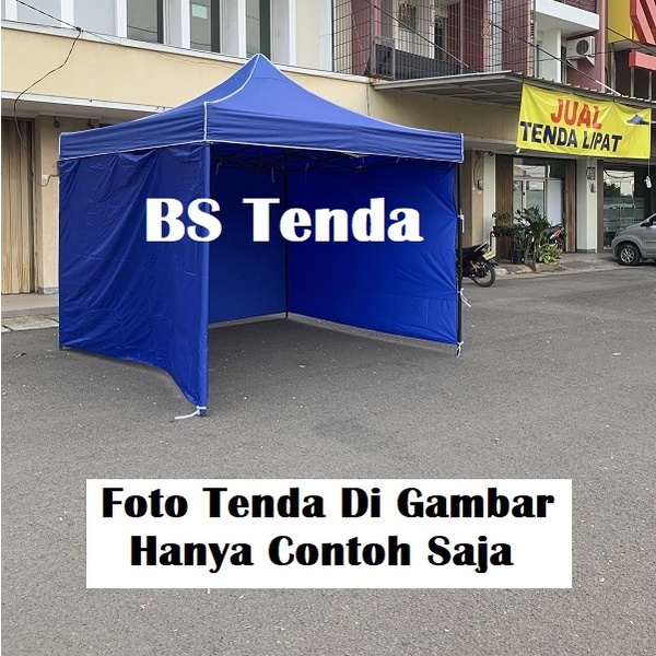 Dinding Polos Tenda Lipat Ukuran 9 Meter