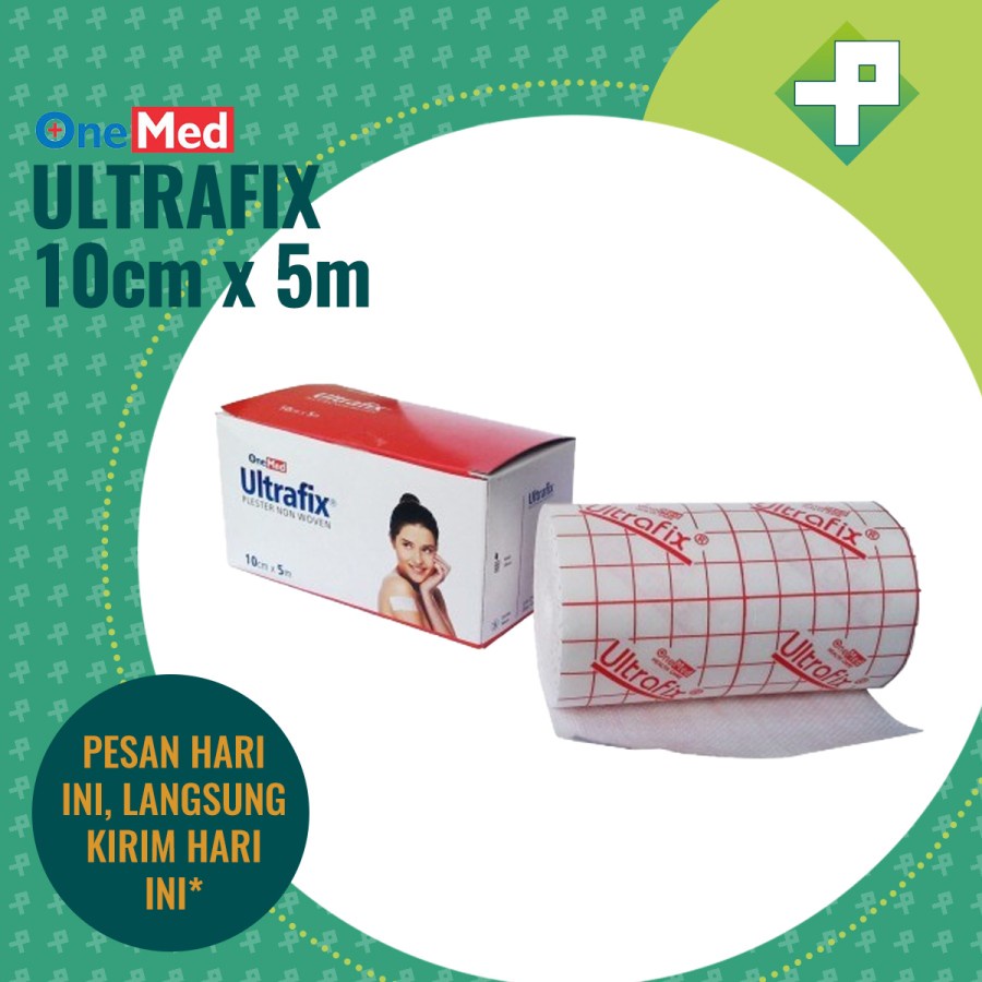 Ultrafix 10cm x 5m OneMed / Plester Penutup Luka Non Woven OneMed