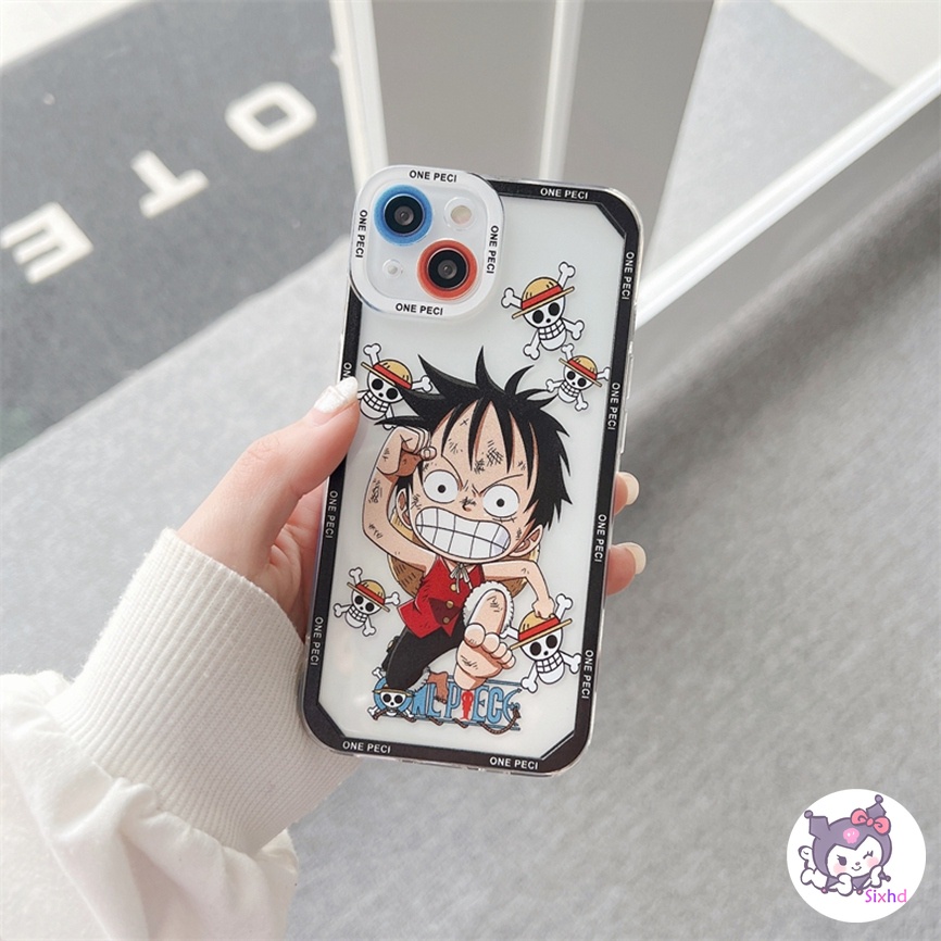 Redmi Note 11 11s 10 9 8Pro Redmi 10C 10 9C 9A 9 Xiaomi 11Lite 11T Pro Mi Poco X3Pro NFC Cartoon Fashion One Piece Lens Protection Phone Case Soft Anti-drop Protective Cover