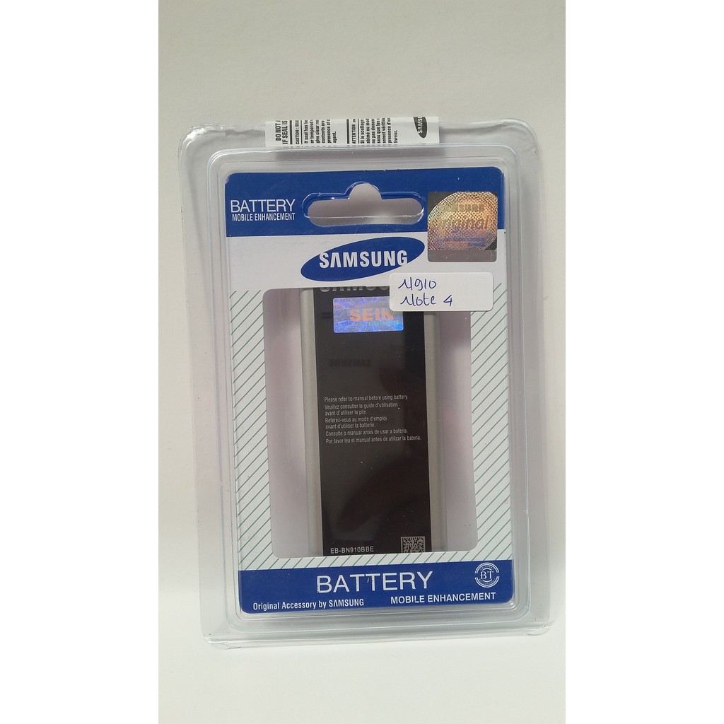 Baterai Batre Samsung Galaxy Note 4 Note4 N910 N910C N910H Original 100% Sein / Battery Batrei Note