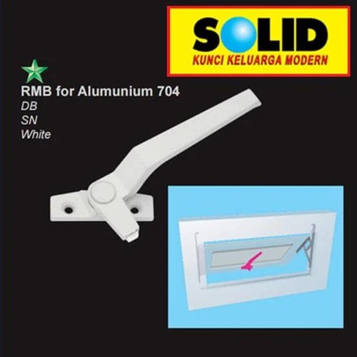 SOLID - SELOT/GRENDEL JENDELA ALUMUNIUM SOLID 706