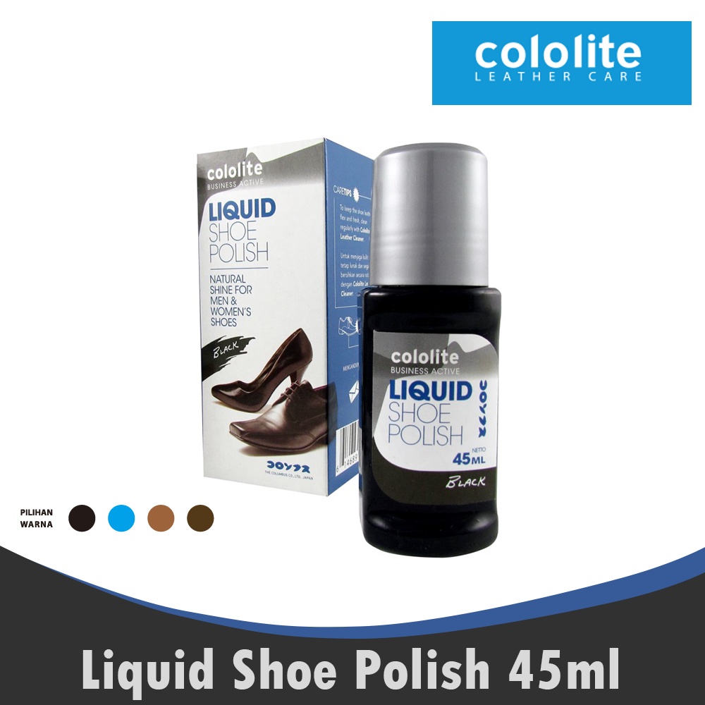 Ktmstore Semir Sepatu Cair 45ml Liquid Shoe Polish Premium Cololite 1201-0001